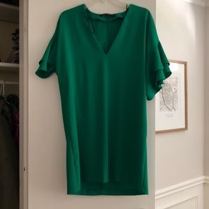 Zara green dress